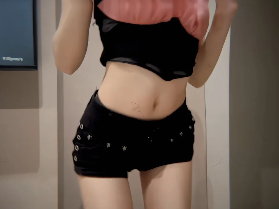 抠那里的手势图